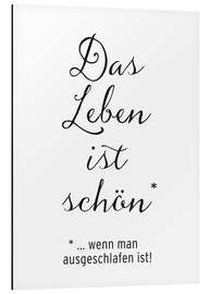 Magnettafel Das Leben ist schön