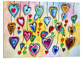 Gallery print Awesome Colorful Hearts