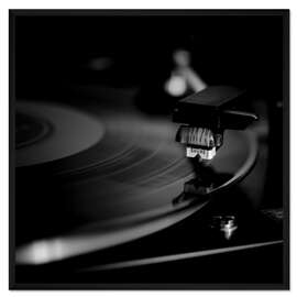 Gerahmter Kunstdruck Vinyl 5