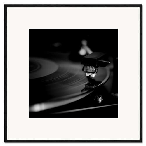 Inramat konsttryck vinyl 5