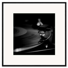 Inramat konsttryck vinyl 5