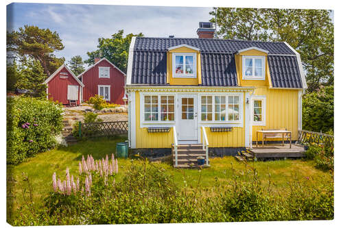 Obraz na płótnie Idyllic summer house on the island Landsort (Sweden)