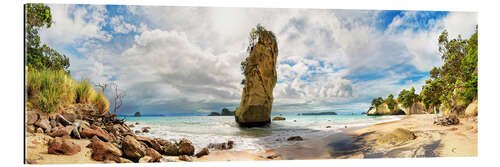 Gallery Print Traumstrand - Cathedral Cove Beach - Neuseeland