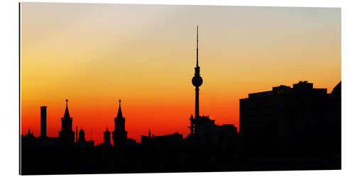 Galleriprint Berlin skyline silhouette