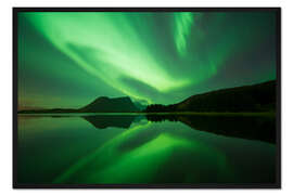 Gerahmter Kunstdruck Norwegen Licht