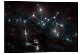 Quadro em PVC Artist's depiction of the constellation Sagittarius the Archer.