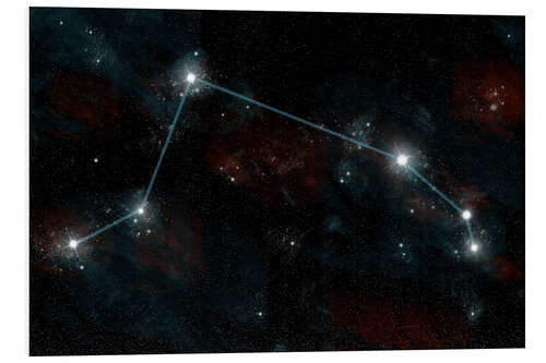 Tableau en PVC Artist's depiction of the constellation Aries the Ram.