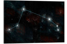 Galleritryk Artist&#039;s depiction of the constellation Aries the Ram.