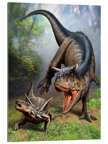 Gallery Print Carnotaurus attackiert seine Beute