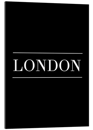 Acrylic print LONDON | HORIZONTAL