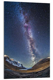 Galleriataulu Milky Way over the Columbia Icefields in Jasper National Park, Canada.