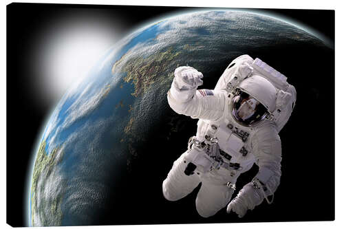 Lienzo Astronaut in space