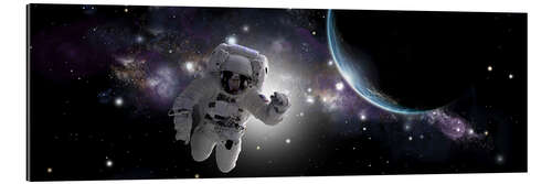 Galleriprint Astronaut floating in outer space