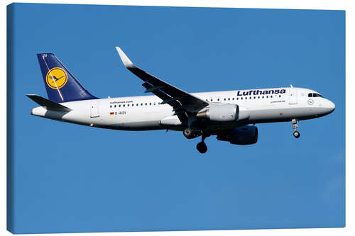 Lerretsbilde Lufthansa Airbus A320-200 sharklet