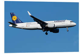 Foam board print Lufthansa Airbus A320-200 sharklet