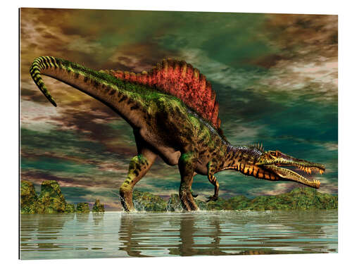 Gallery print Spinosaurus from the Cretaceous period