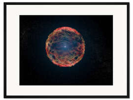 Gerahmter Kunstdruck Supernova 1993J