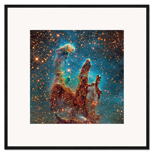 Ingelijste kunstdruk Eagle Nebula