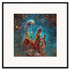 Ingelijste kunstdruk Eagle Nebula