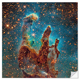 Selvklebende plakat Eagle Nebula