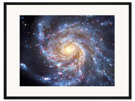 Gerahmter Kunstdruck Die Pinwheel-Galaxie bei Ursa Major