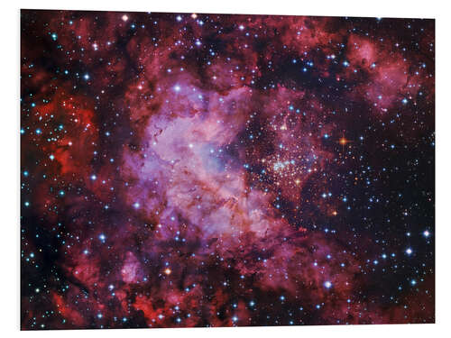 Foam board print Westerlund 2 star clusters