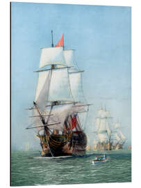 Magnettafel Gemälde der HMS Victory