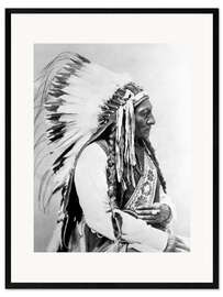 Framed art print Sioux Chief - Sitting Bull