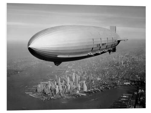 Stampa su PVC Dirigibile USS Macon sopra New York