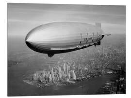 Galleritryck USS Macon Airship over NY