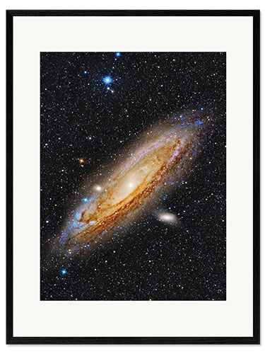 Impresión de arte enmarcada M31, Galaxia de Andrómeda