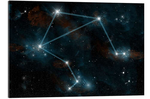 Galleritryck Artist's depiction of the constellation Libra the Scales.