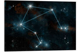 Quadro em plexi-alumínio Artist&#039;s depiction of the constellation Libra the Scales.