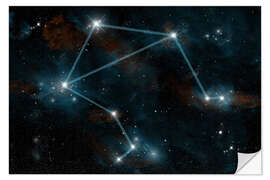 Wall sticker Artist's depiction of the constellation Libra the Scales.