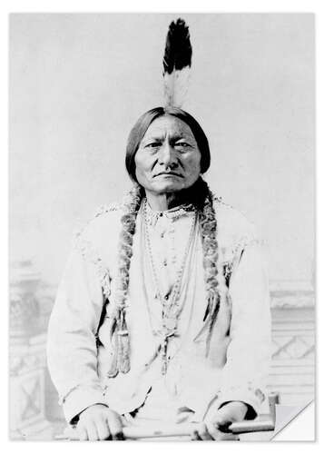 Sticker mural Chef Sitting Bull