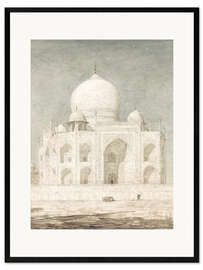Ingelijste kunstdruk De Taj Mahal