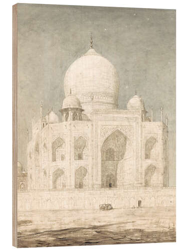 Holzbild De Taj Mahal