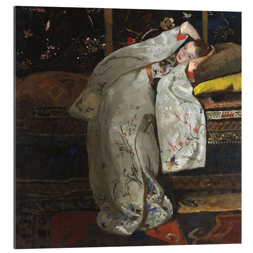 Galleritryk Girl in a White Kimono