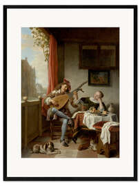 Framed art print The Lutenist