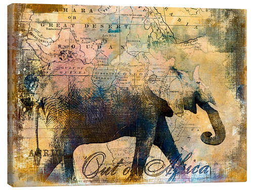 Stampa su tela Out of Africa