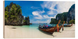 Holzbild thailand Hong Island panorama