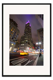 Gerahmter Kunstdruck New York Empire state buildind