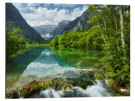 Aluminium print Brunn Lake