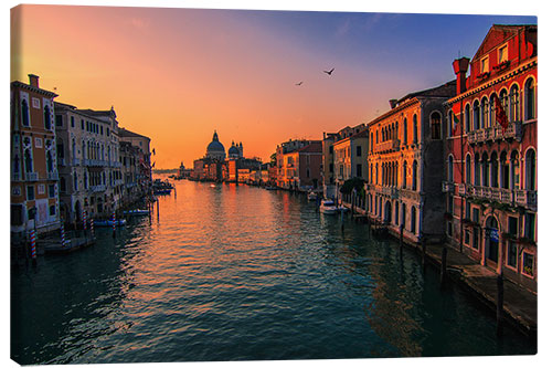 Obraz na płótnie Venice Sunrise Canal Grande