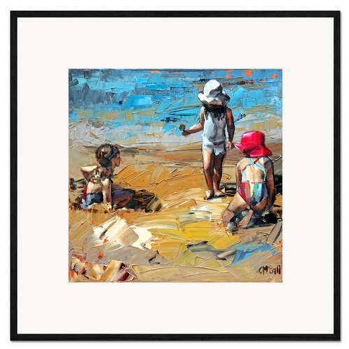 Impression artistique encadrée Jeux d'enfants