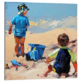 Magnettafel Im Sand spielen