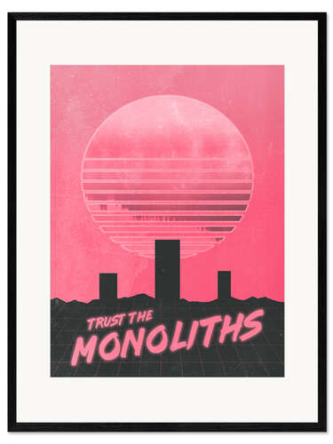 Ingelijste kunstdruk Monolithic Trust
