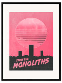 Ingelijste kunstdruk Monolithic Trust