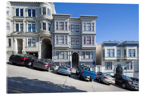 Acrylic print Lombard Street in San Francisco California, USA