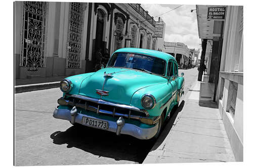 Galleriprint Colorspot - Classic car in the streets Cuba